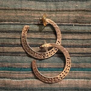 Brighton Silver Hoop Earrings
